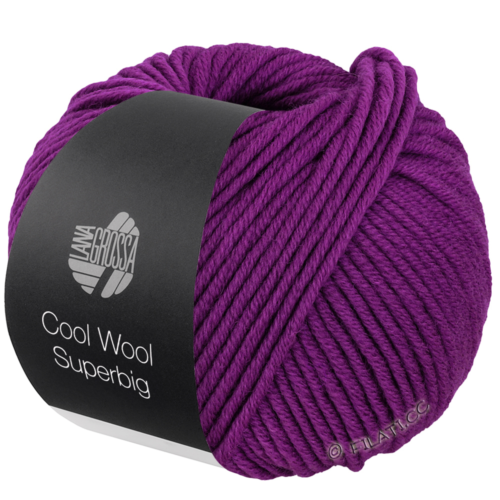 COOL WOOL Superbig - von Lana Grossa | 47-Rotviolett