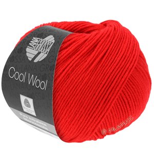 COOL WOOL   Uni/Melange/Neon - von Lana Grossa | 0417-Leuchtendrot