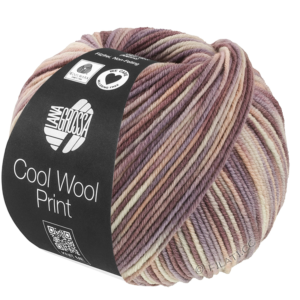 COOL WOOL  Print - von Lana Grossa | 845-Grège/Beige/Mauve/Taupe/Graubraun