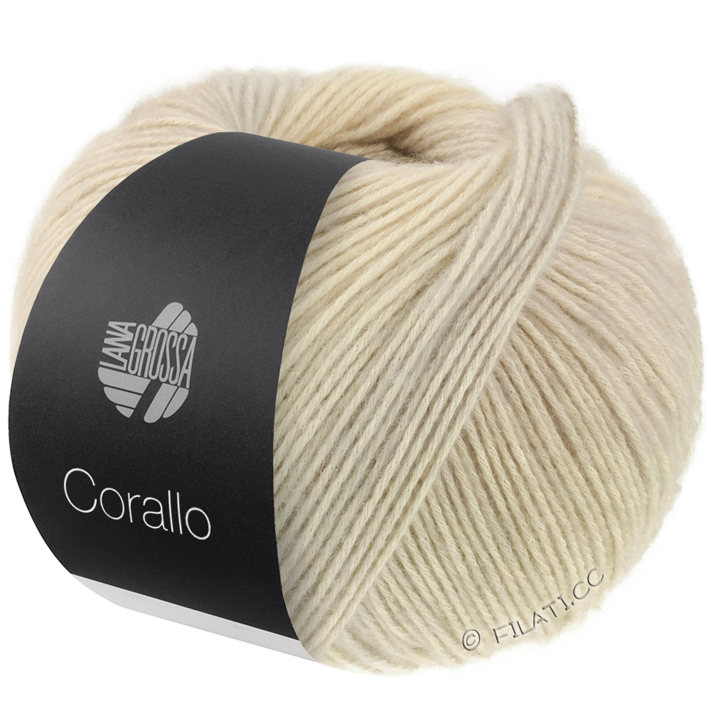 CORALLO 100G - von Lana Grossa | 10-Beige/Grège/Rohweiß