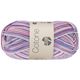 Lana Grossa COTONE Print/Spray/Mouliné | 354-Weiß/Rosa/Lila/Violett/Veilchenblau