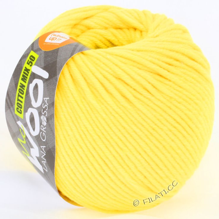 COTTON MIX 50/100g (McWool) - von Lana Grossa | 01-Gelb
