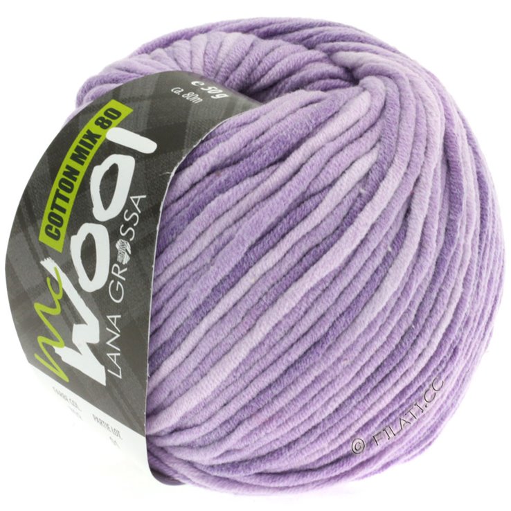 Lana Grossa COTTON MIX 80 Print (McWool) | 702-Grège/Taupe