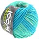Lana Grossa COTTON MIX 80 Print (McWool) | 905-Türkis/Helltürkis/Graugrün/Mint/Weiß