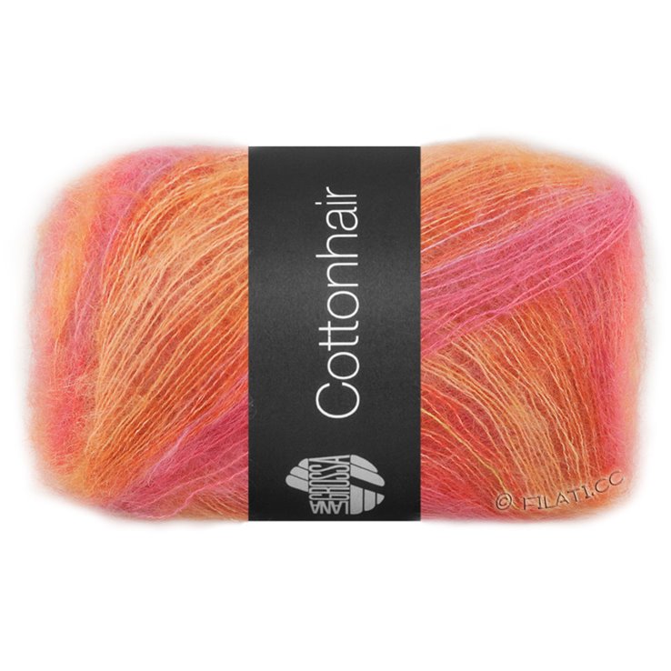 COTTONHAIR - von Lana Grossa | 101-Hummer/Orange/Hellorange/Pink/Fuchsia/Rot
