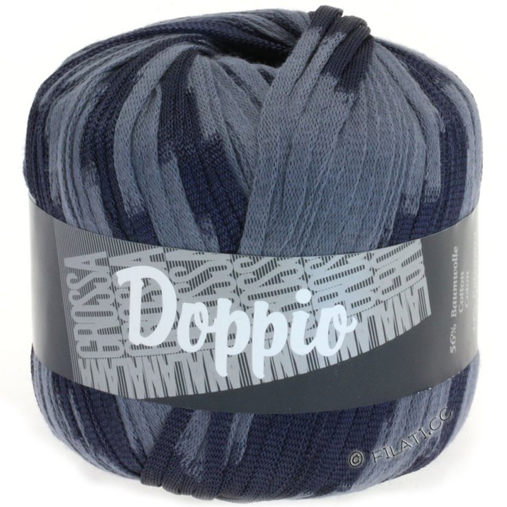 DOPPIO (Auslaufqualität) - von Lana Grossa | 13-Grau/Anthrazit
