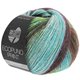 ECOPUNO Print - von Lana Grossa | 205-Türkis/Mint/Dunkelbraun/Gelbgrün/Taupe