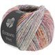 ECOPUNO Print - von Lana Grossa | 605-Hellbeige/Türkis/Petrol/Aubergine/Weinrot