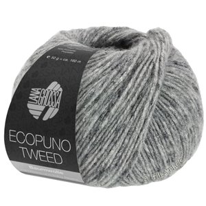 ECOPUNO Tweed - von Lana Grossa | 313-Grau meliert