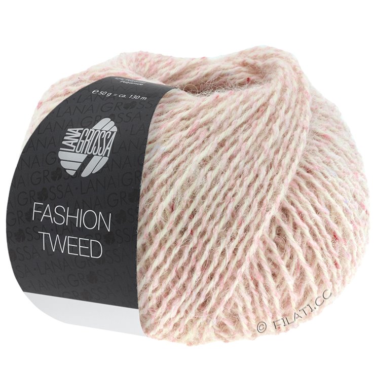 Lana Grossa FASHION TWEED | 01-Rosa meliert
