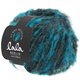 Lana Grossa FURRY Bicolor (lala BERLIN) | 102-Petrolblau/Anthrazit