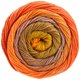 Lana Grossa GOMITOLO ALOHA | 306-Gelborange/Rotorange/Goldbraun/Rosenholz/Nussbraun