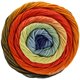 Lana Grossa GOMITOLO ALOHA | 317-Pfirsich/Orange/Kürbis/Graublau/Blauviolett/Mokka