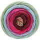 Lana Grossa GOMITOLO ALOHA | 320-Pink/Bordeaux/Weißgrün/Hellblau/Zimt/Rosabraun