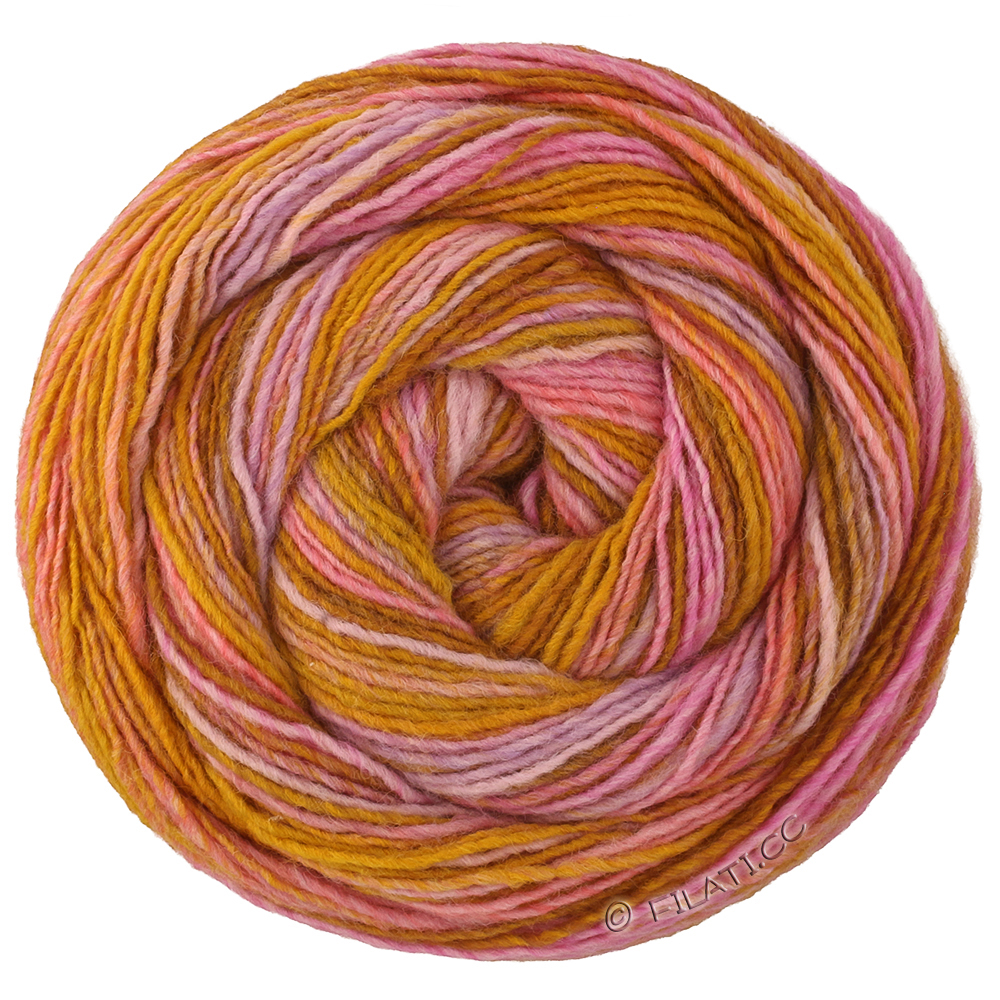 GOMITOLO DISEGNO - von Lana Grossa | 524-Wüstengelb/Flieder/Rosa/Pink/Gelbbraun