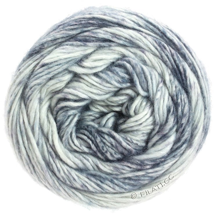 Lana Grossa GOMITOLO DUO 250 | 901-Rohweiß/Hellgrau/Mittelgrau/Dunkelgrau