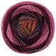 Lana Grossa GOMITOLO MODO | 623-Schwarzrot/Graurot/Koralle/Pink/Dunkelpetrol/Dunkeloliv/Bordeaux/Fuchsia