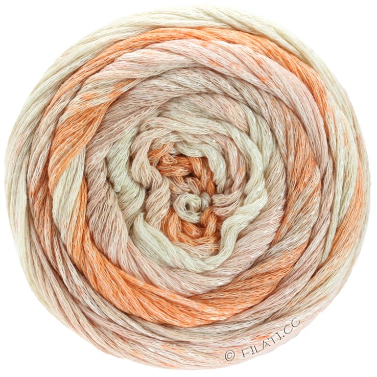GOMITOLO SELEZIONE 2 - von Lana Grossa | 2001-Lachs/Pfirsich/Natur/Beige/Rosa