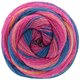 Lana Grossa GOMITOLO TOSCA | 165-Dunkelpetrol/Pink/Rotviolett/Brombeer/Goldgelb
