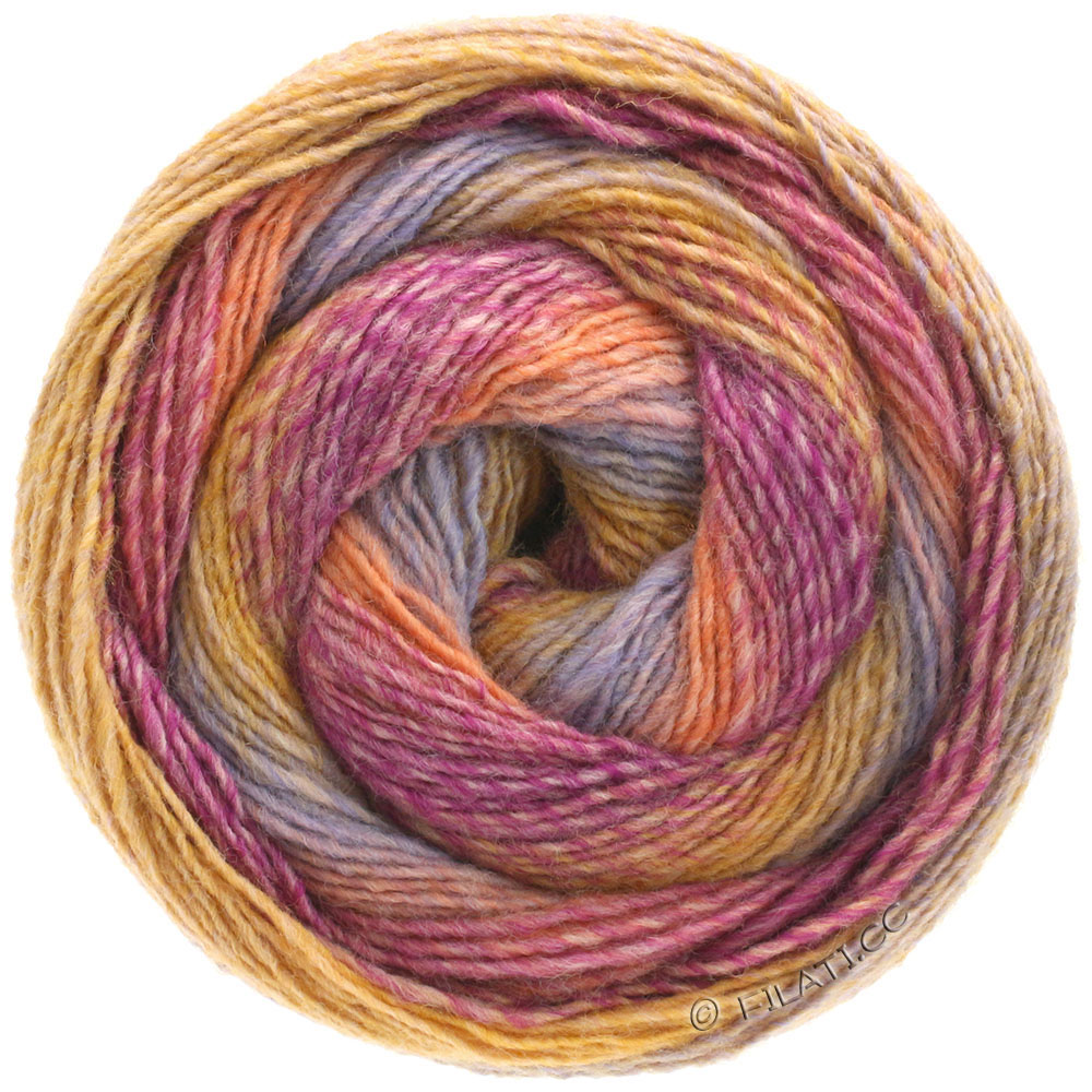 Lana Grossa Bomba 08 Wolle - Merino Effektgarn 290m/100g Mehrfarbig