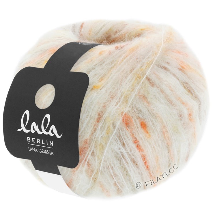 HAZY (lala BERLIN) - von Lana Grossa | 07-Rohweiß/Orange/Rost