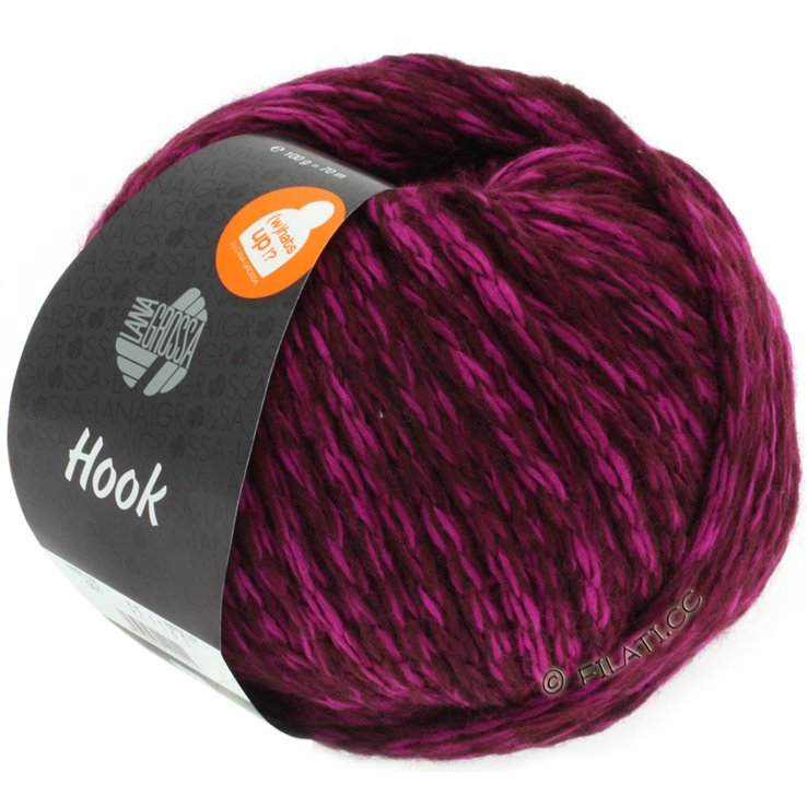 HOOK - von Lana Grossa | 01-Zyklam/Bordeaux