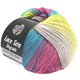 Lana Grossa LACE Seta Dégradé 50g | 111-Türkis/Antikviolett/Zyklam/Petrol/Gelbgrün