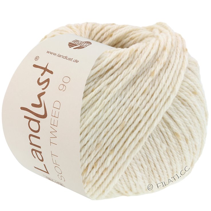 LANDLUST Soft Tweed 90 - von Lana Grossa | 01-Natur meliert