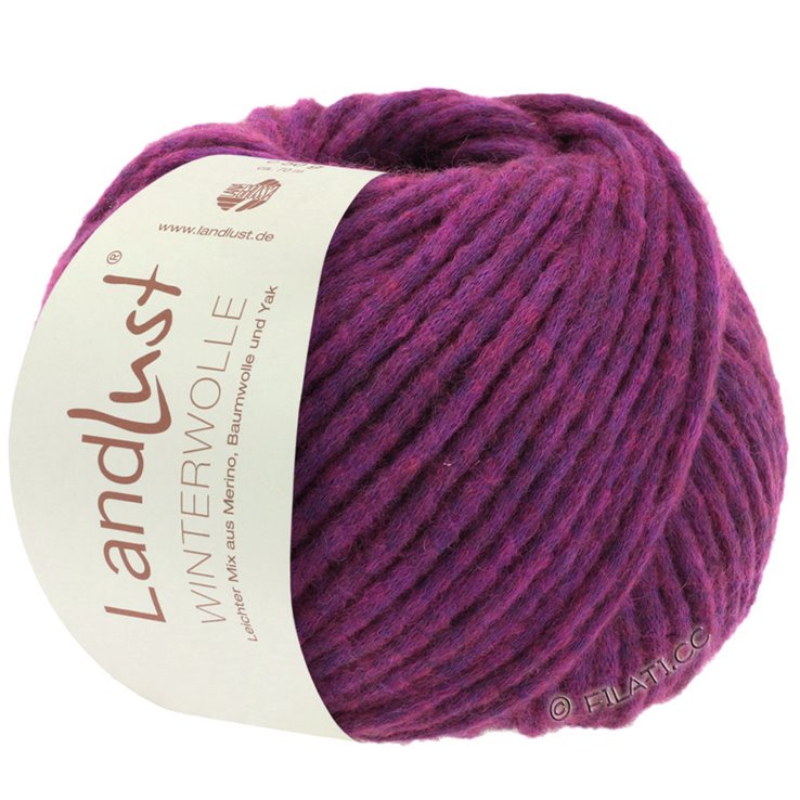 LANDLUST WINTERWOLLE - von Lana Grossa | 06-Fuchsia meliert