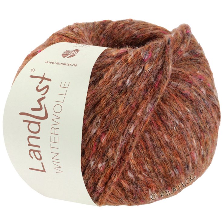 LANDLUST WINTERWOLLE Tweed - von Lana Grossa | 101-Rost meliert