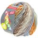 LEI Tweed Color (Ragazza) - von Lana Grossa | 404-Natur/Hellblau/Braun/Orange meliert