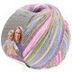 Lana Grossa LENA Print | 102-Rosa/Weiß/Lindgrün/Flieder/Taupe/Hellgrau