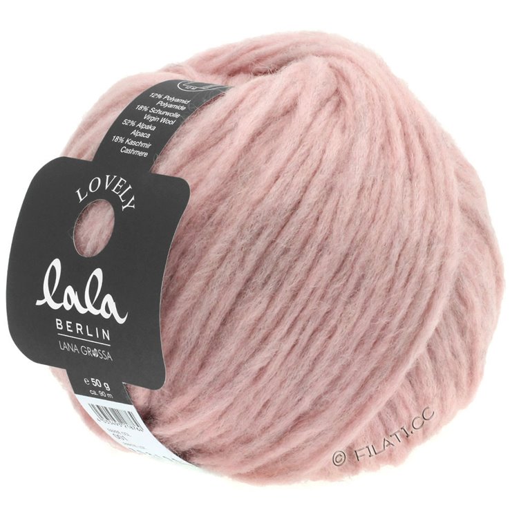 Lana Grossa LOVELY (lala BERLIN) | 01-Rosa meliert