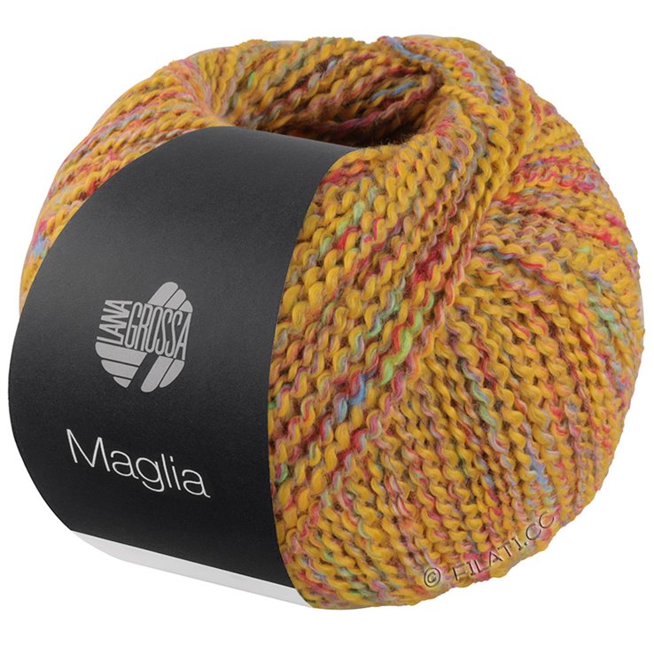 MAGLIA - von Lana Grossa | 02-Gelb/Rot/Hellgrün/Pink/Braun