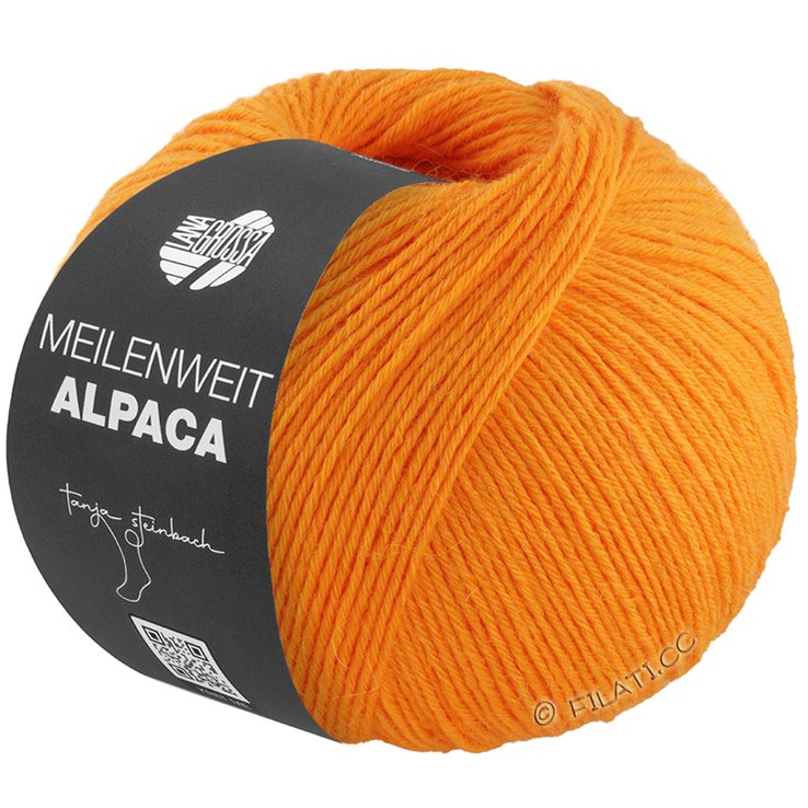 MEILENWEIT 6-FACH 150g Alpaca - von Lana Grossa | 1001-Orange