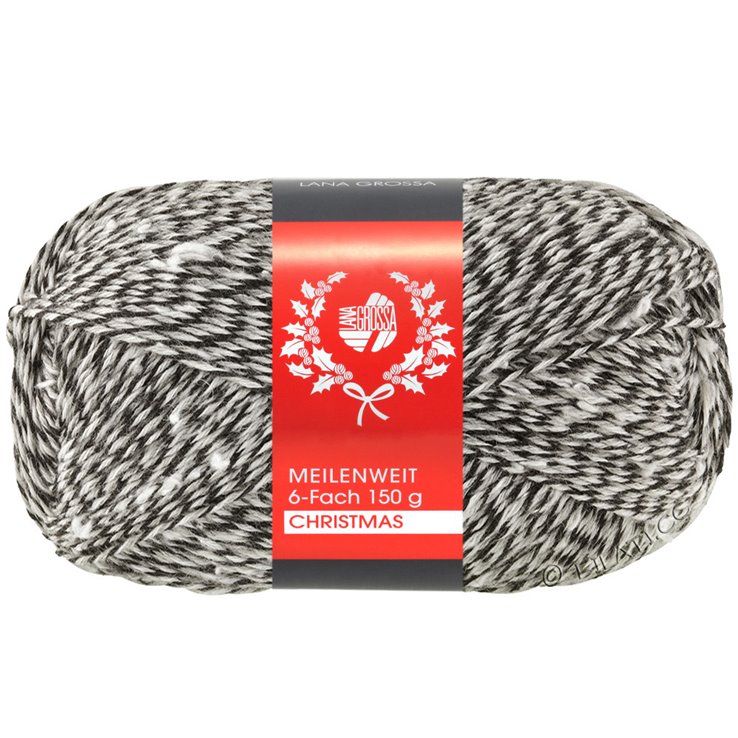 MEILENWEIT 6-FACH 150g Christmas Snow Flake - von Lana Grossa | 0325-