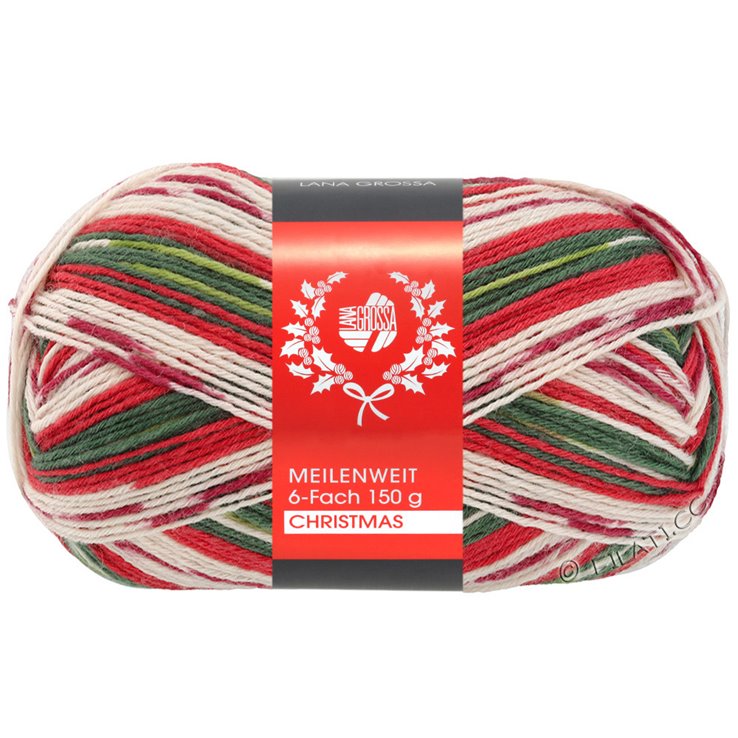 MEILENWEIT 6-FACH 150g Christmas - von Lana Grossa | 0321-