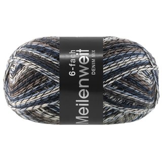 MEILENWEIT 6-FACH 150g DENIM MIX von Lana Grossa