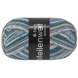MEILENWEIT 6-FACH 150g DENIM MIX von Lana Grossa