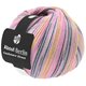 Lana Grossa MEILENWEIT 100g Cashmere Street (ABOUT BERLIN) | 836-Rosa/Hellgrau/Dunkelgrau/Gelb/Puderrosa