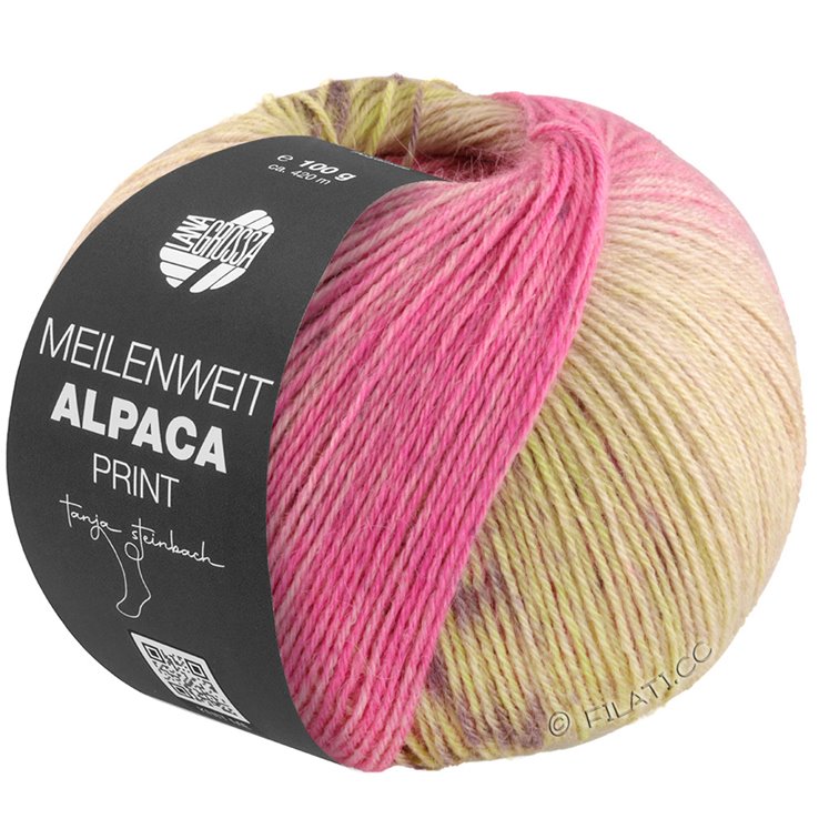 MEILENWEIT 100g Alpaca Print - von Lana Grossa | 2201-