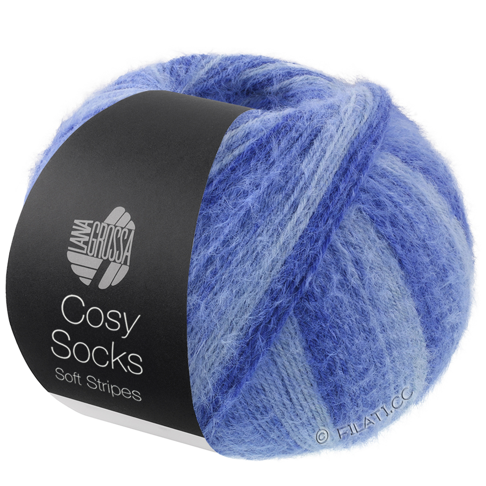 MEILENWEIT 100g Cosy Socks Soft Stripes - von Lana Grossa | 109-