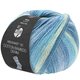 MEILENWEIT 100g Cotton Bamboo Denim - von Lana Grossa | 3318-Petrol/Rohweiß/Türkis/Hellblau/Veilchenblau