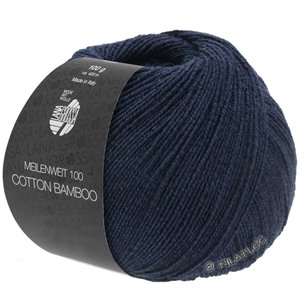 MEILENWEIT 100g Cotton Bamboo - von Lana Grossa | 08-Nachtblau