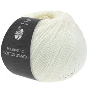 MEILENWEIT 100g Cotton Bamboo - von Lana Grossa | 09-Weiß