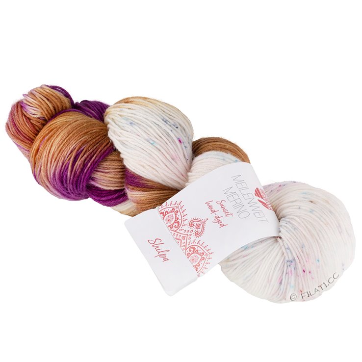 MEILENWEIT 100g Merino Hand-dyed Sunset - von Lana Grossa | 504-Shilpa