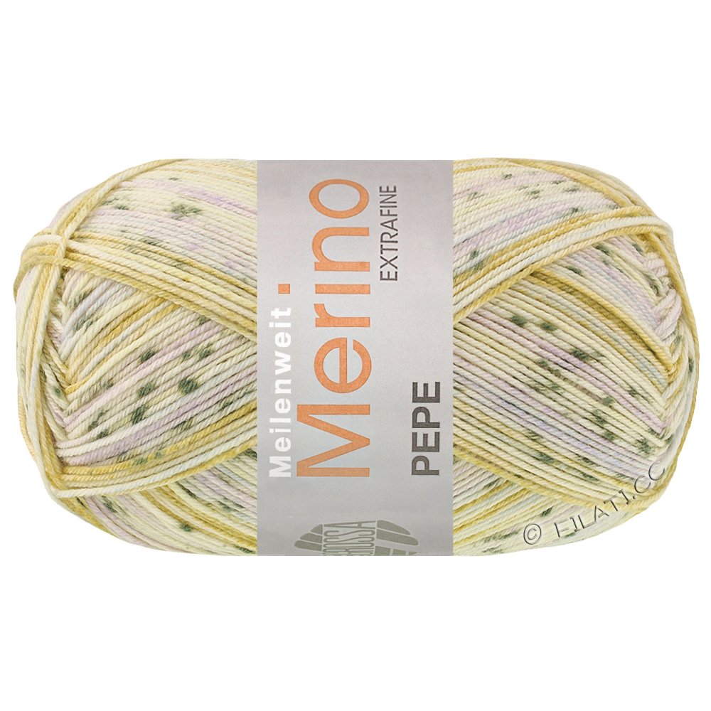 Lana Grossa MEILENWEIT 100g Merino Extrafine Pepe
