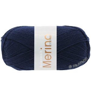 MEILENWEIT 100g Merino Extrafine Uni - von Lana Grossa | 2407-Nachtblau