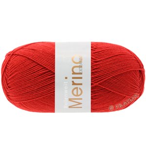 MEILENWEIT 100g Merino Extrafine Uni - von Lana Grossa | 2408-Rot