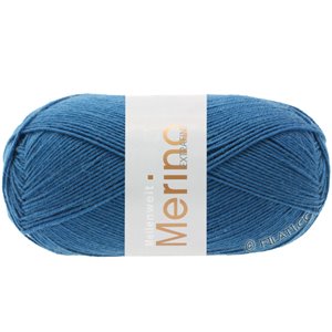 MEILENWEIT 100g Merino Extrafine Uni - von Lana Grossa | 2409-Grünblau